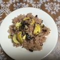 なごみのひよこ's cooksnap of when they made 栗赤飯.