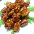 ★グリーンキッチン★'s cooksnap of when they made ♡甘だれ肉団子♡.