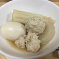 ぱるママぱたこ's cooksnap of when they made ファミマイメージの手作りつくね入りおでん.