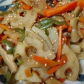 fuyumi73's cooksnap of when they made 蓮根のオイスターソース炒めきんぴら.