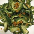tanoyuki's cooksnap of when they made ゴーヤを食べるっ からすみ和え.