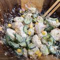 hafsia's cooksnap of when they made 里芋とコーンのゴママヨネーズサラダ.