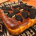 chiro73's cooksnap of when they made オレオを敷いたベイクドチーズケーキ❁.
