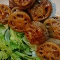 智恵ちゃんのつく恋慕's cooksnap of when they made TOP10入り★蓮根のはさみ焼き♡.