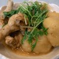 藤理佐's cooksnap of when they made 鶏手羽元とジャガイモの煮物☆.