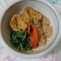イチゴ、イチゴ。's cooksnap of when they made がんもどきと豆苗・蒟蒻の煮物♪.