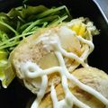 ゆかちたくち's cooksnap of when they made 油揚げにじゃがツナ入れちゃいました.