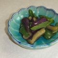きらり流れ星's cooksnap of when they made レンチンで簡単 ナスとピーマンのナムル.