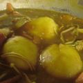nyaaaaa's cooksnap of when they made チーズいももちdeカレー鍋.