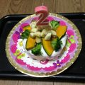 クックXWLUTF☆'s cooksnap of when they made ☆犬用birthdayケーキ☆.