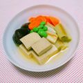 まあまま☆0403's cooksnap of when they made 高野豆腐と焼きネギの含め煮*゜.