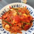 naminami2's cooksnap of when they made 海老のトマトクリームパスタ.
