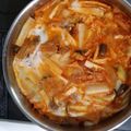 コパイ's cooksnap of when they made 残っていたキムチでピリ辛キムチスープ.