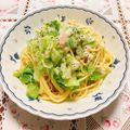 フラワー❀'s cooksnap of when they made 春キャベツとツナの豆乳クリームパスタ.