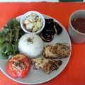 uffy's cooksnap of when they made チキンのマスタード＆トマトのオーブン焼き.