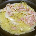 ジョングレ's cooksnap of when they made 卵をあえる簡単カルボナーラ♡.