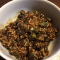 KYOKO1017's cooksnap of when they made 父絶賛☆むかごのゴマ味噌がらめ.