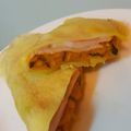 クックE9O35V☆'s cooksnap of when they made ホットケーキミックスでブリトー.