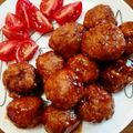 たんたん8's cooksnap of when they made 簡単☆甘めのミートボール.