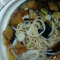 片付け苦手's cooksnap of when they made ＊簡単＊ナスのおろしぶっかけソーメン♡.