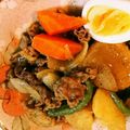 みほほえ's cooksnap of when they made 定番から一味変化★　カレー肉じゃが.