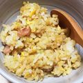 RINA09's cooksnap of when they made ウインナーと長ネギのチャーハン.