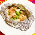 ゆにこーん☆'s cooksnap of when they made 簡単♡シーフードミックスのホイル焼き.