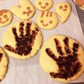 ステマム子♡♡'s cooksnap of when they made 赤ちゃんからプレゼント☆手形クッキー.