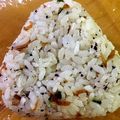 tomi8686's cooksnap of when they made ☆ちりめん山椒 ゆかりおにぎり.