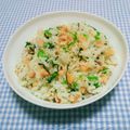 まあまま☆0403's cooksnap of when they made 鮭と小松菜の簡単チャーハン✨.