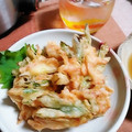 ＴＯＭＯＷＡＴ's cooksnap of when they made 生桜えびのサクサクかき揚げ.
