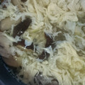 クック5PKJNY☆'s cooksnap of when they made 干し椎茸とふんわり卵のスープ.