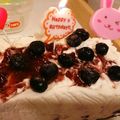 EX寺辻眞木's cooksnap of when they made 牛乳パックでブルーベリーレアチーズケーキ.
