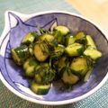 北海道伯爵's cooksnap of when they made 大葉&きゅうりの漬物❤.