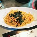 きよえもんさん's cooksnap of when they made 和風醤油バター焼きたらこパスタ.