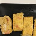 さくさく393910's cooksnap of when they made ねぎ＆カニかま*胡麻入り卵焼き☆お正月.