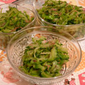 rie-tin's cooksnap of when they made ゴーヤとピーマンのお浸し.