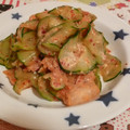 rie-tin's cooksnap of when they made キムチときゅうりのごまマヨ和え.