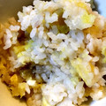 kiiorii's cooksnap of when they made さつまいもも一緒の栗ごはん。.