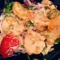 ぴょまる's cooksnap of when they made 焼いて絡めて簡単♡海老マヨ♡エスニック風.