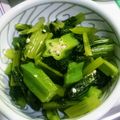 フランボワーズ415's cooksnap of when they made 小松菜とおくらのおひたし.