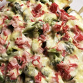 クックPXVFPN☆'s cooksnap of when they made かまぼことやわらかかぼちゃのチーズ焼き.