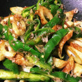 きーきりん's cooksnap of when they made 簡単！ピーマンとちくわのカレー炒め.