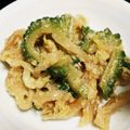 粉おとし's cooksnap of when they made 簡単苦くない☆ゴーヤともやしのナムル.