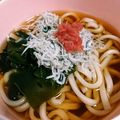 ゆいったろ's cooksnap of when they made 冷うどん～^O^梅入りぃ～♪.