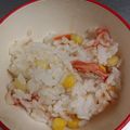 くぴりぃ～まん's cooksnap of when they made 生姜香る☆コーンとカニかまの炊き込みご飯.