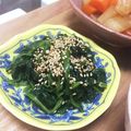 ちゃんゆり♡'s cooksnap of when they made 簡単にもう一品、ほうれん草ナムル.