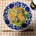 セキグチのアテ's cooksnap of when they made チンゲン菜と豚肉の中華炒め.