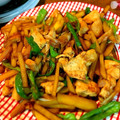 rukoyon's cooksnap of when they made 俺の大好きなじゃがいもと鶏肉の南蛮炒め.