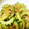クック3V6RYD☆'s cooksnap of when they made 簡単！ゴーヤと挽肉の甘辛味噌.
